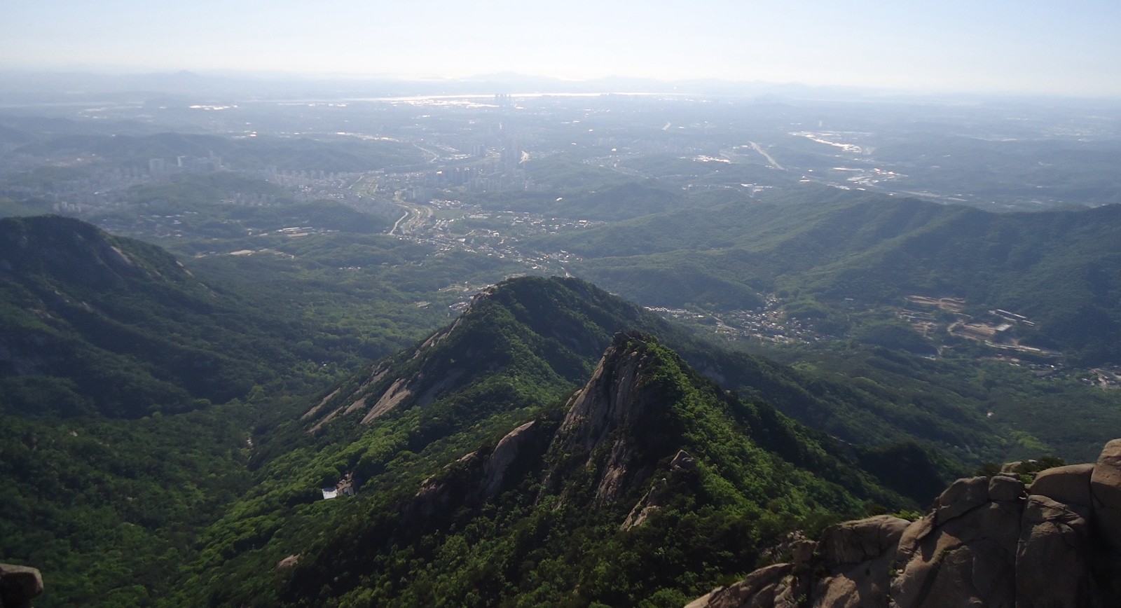 View from the Baegundae summit
