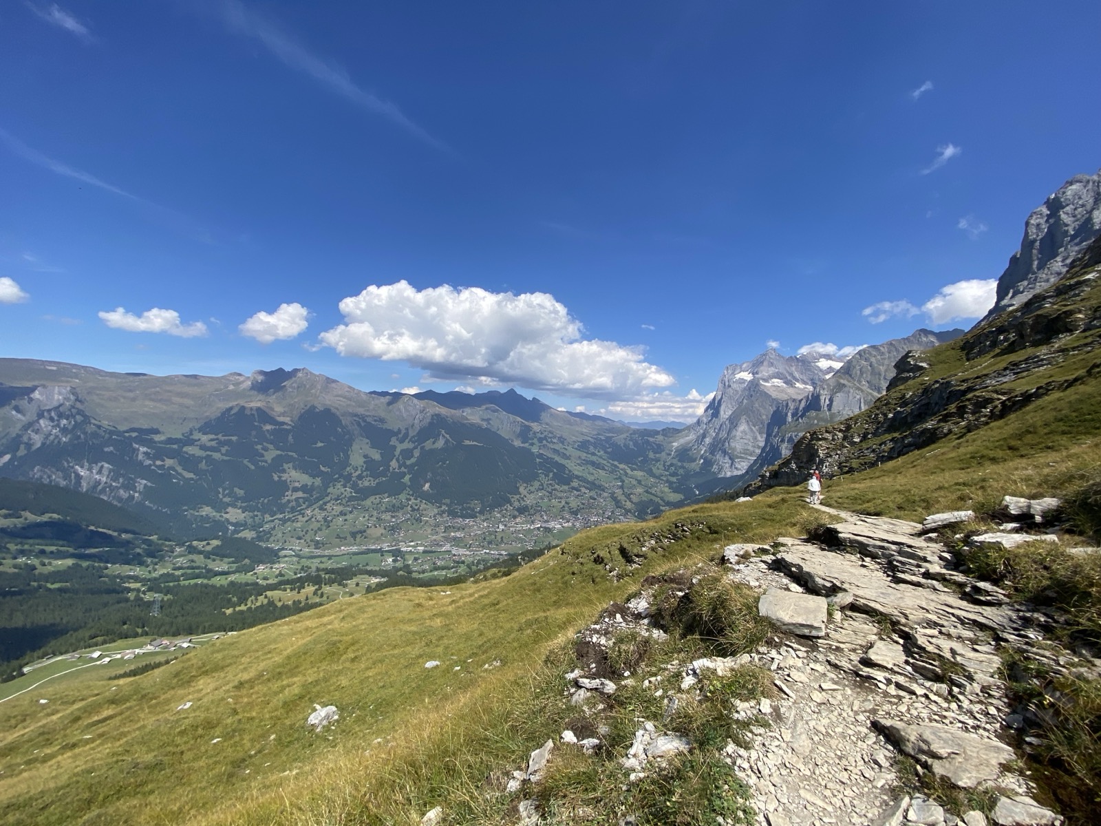 iew from the Eiger trail