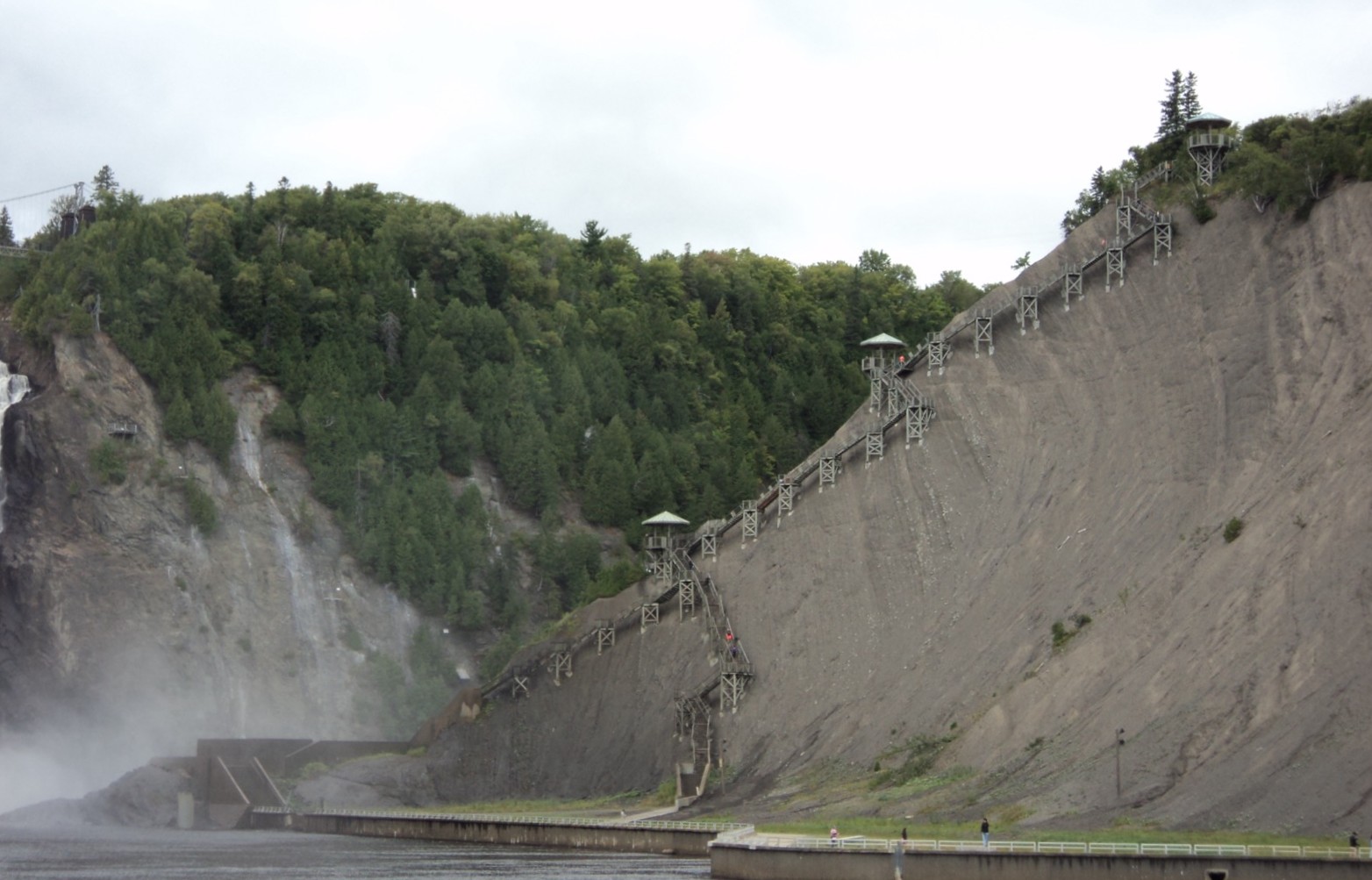 View from the Montmorency Falls trail