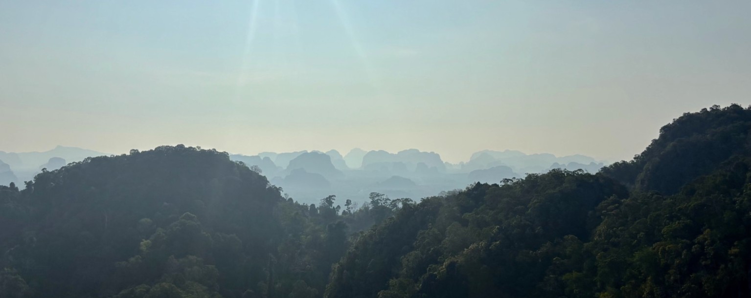 View from Tiger Cave Temple