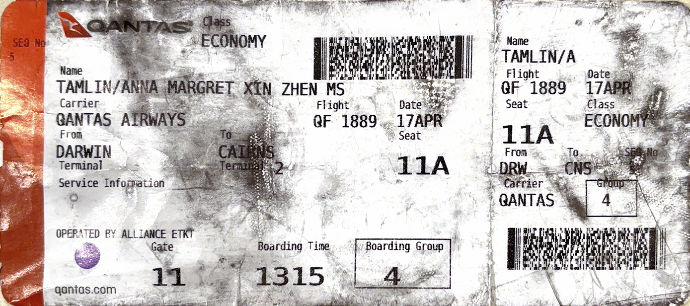 Plane ticket